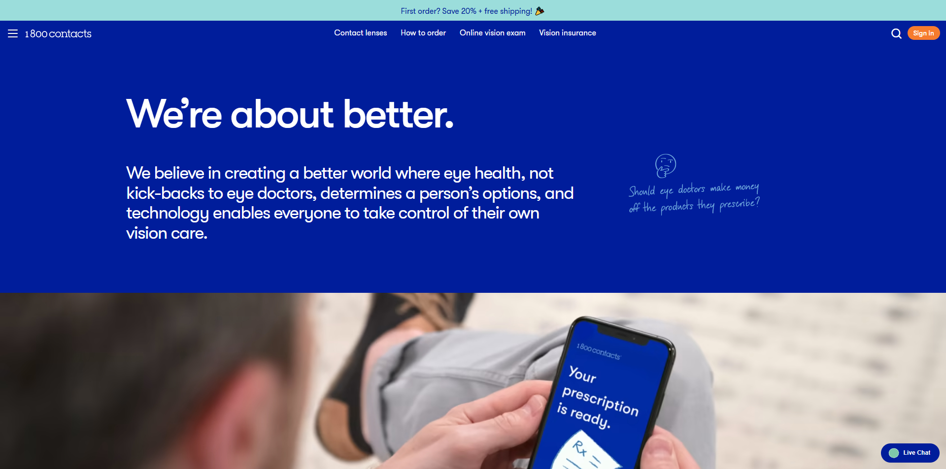 1-800 Contacts discount code